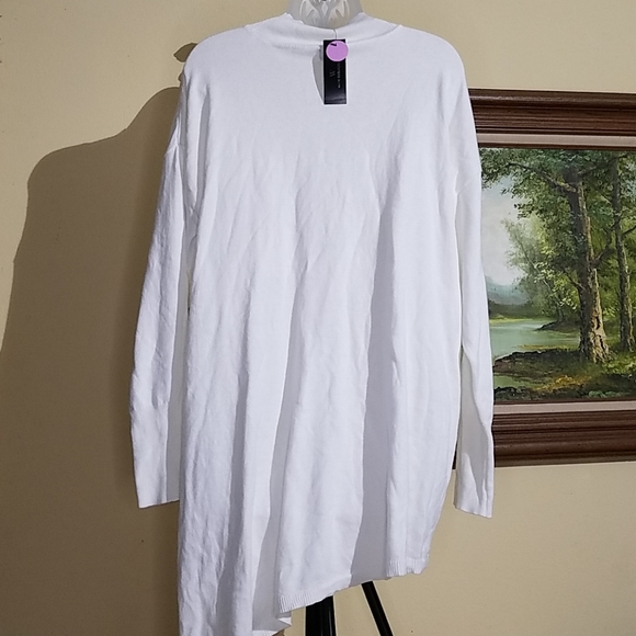 NWT Worthington asymmetrical sweater blouse F22 - Picture 3 of 6